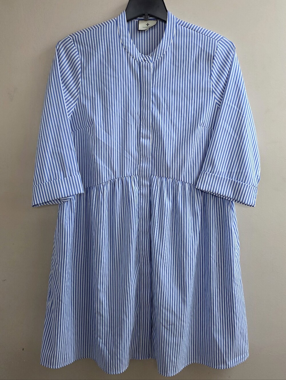 Tuckernuck Blue and White Striped Cotton Dress